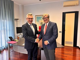 Il neo Commissario Giorgio Santonocito e il Rettore Enrico Foti